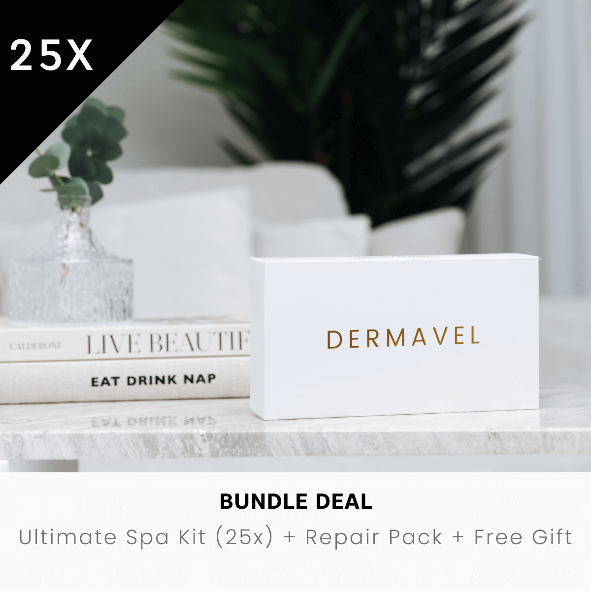 Offerta pacchetto: Ultimate Beauty Spa Kit (25x) Riparazione Kit (2040 pezzi) Guida gratuita